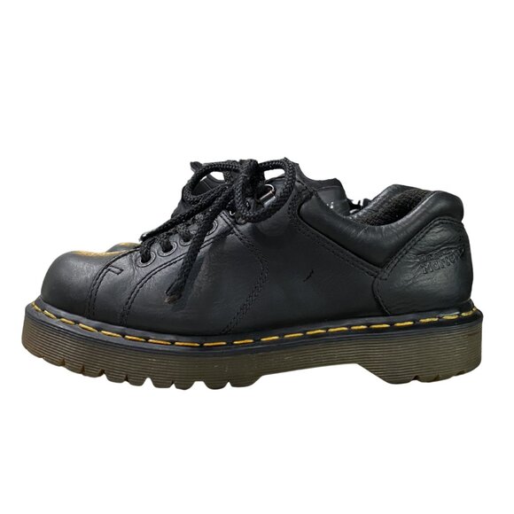 Vintage 90s Dr Doc Martens 8312 Black Leather Oxford Low Boots Men’s Size 7 main image 5